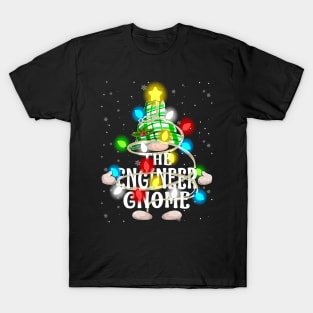 The Engineer Gnome Christmas Matching Family Shirt T-Shirt